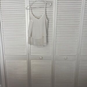 Annabella White Asymmetrical Camisole Top